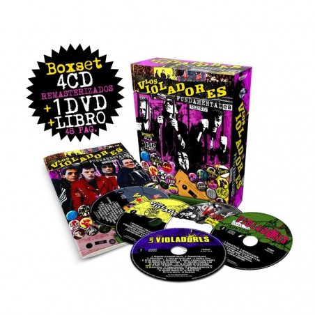 Los Violadores Fundamentales 81-87 Box Set 4cd+dvd+libro