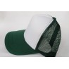 Gorra Trucker Verde Frente Blanco