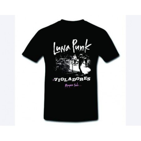 Remera Los Violadores Luna Punk