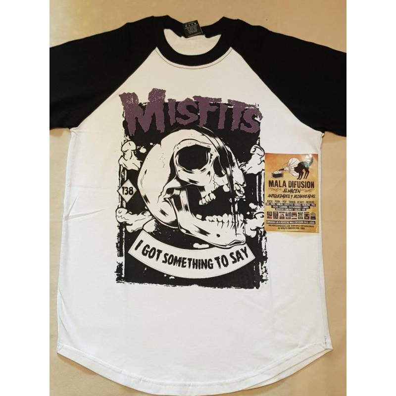 Misfits Remera Combinada "I Got Something To Say"