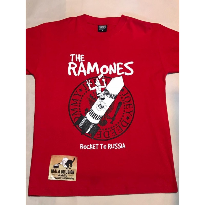 Ramones Remera Rocket To Rusia