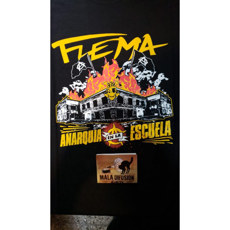 Flema Remera "Anarquía En La Escuela"