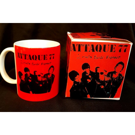 ATTAQUE 77 " EL CIELO PUEDE ESPERAR" TAZA (en caja)