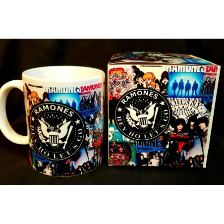 RAMONES HEY HO LET`S GO TAZA (en caja)