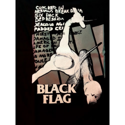 BLACK FLAG REMERA