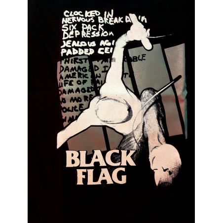 BLACK FLAG REMERA