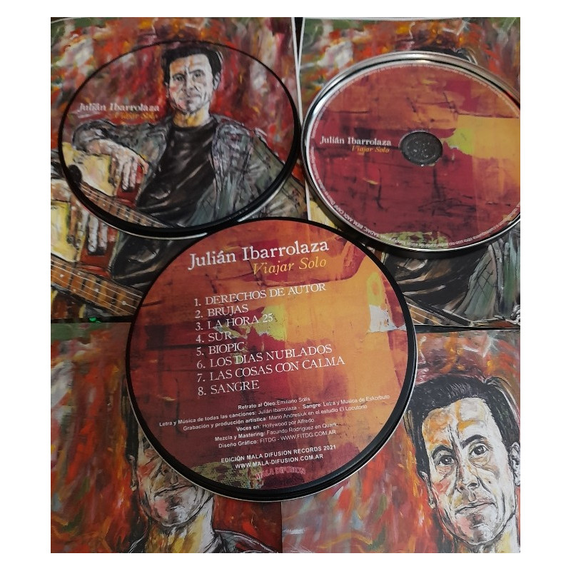 Julian Ibarrolaza " Viajar solo"   cd embajada boliviana