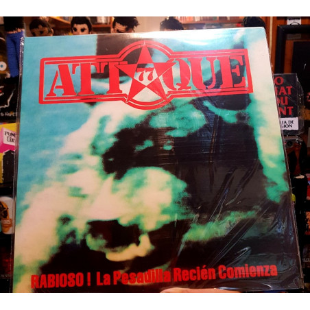 ATTAQUE 77 - RABIOSO! LA PESADILLA RECIEN COMIENZA - VINILO