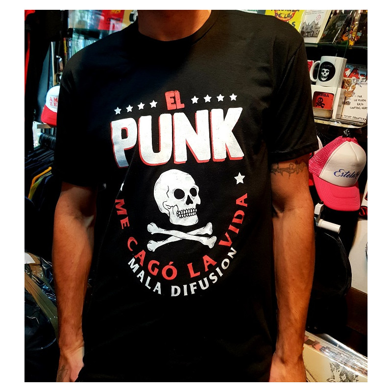 El Punk me cago la vida-  Mala Difusión Remera