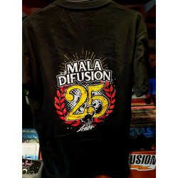 Remera Mala Difusión "25 Años"