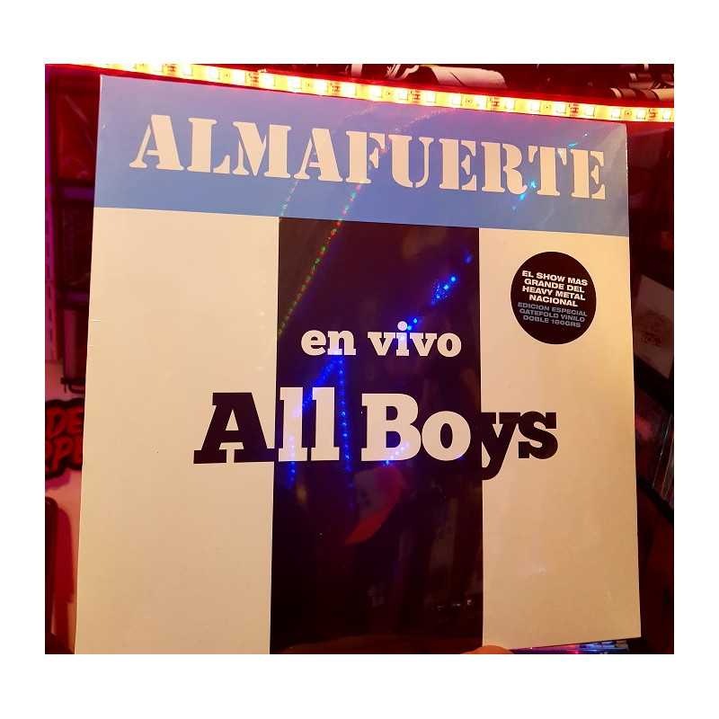 ALMAFUERTE - EN VIVO ALL BOYS - VINILO DOBLE