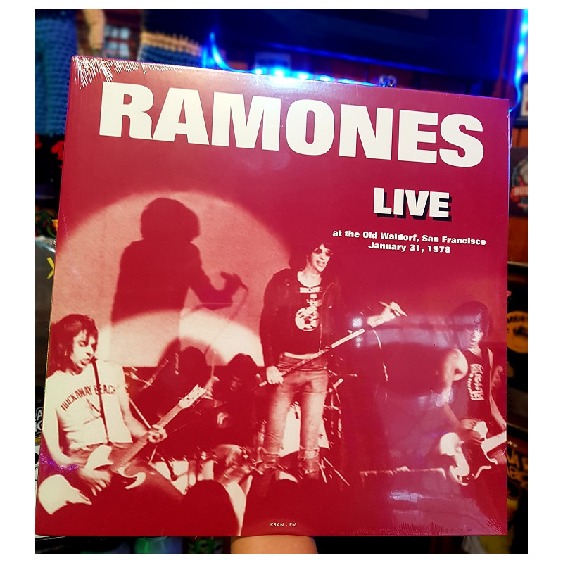 RAMONES - LIVE AT OLD WALDORF - VINILO