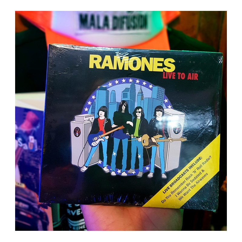 RAMONES - LIVE TO AIR - CD
