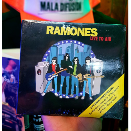 RAMONES - LIVE TO AIR - CD