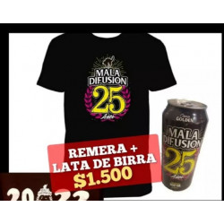 Mala Difusión - Remera 25...