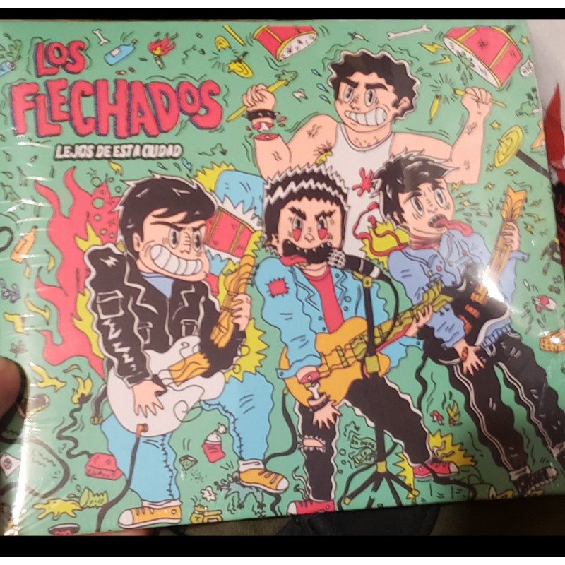 Los Flechados "lejos de esta ciudad" punk peru