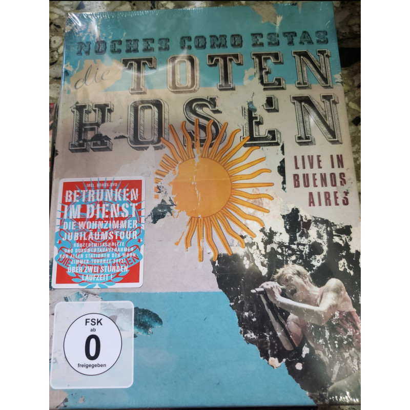 Die Toten Hosen  Dvd  Noches como estas  live in Buenos Aires  DVD IMPORTADO