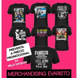 Remeras de Evaristo...