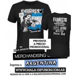 Remeras de Evaristo Camisetas Merch Oficial Argentina