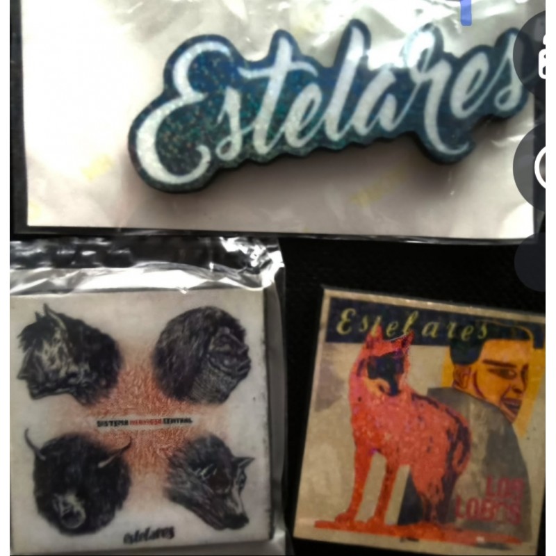 Estelares imanes pack x 3