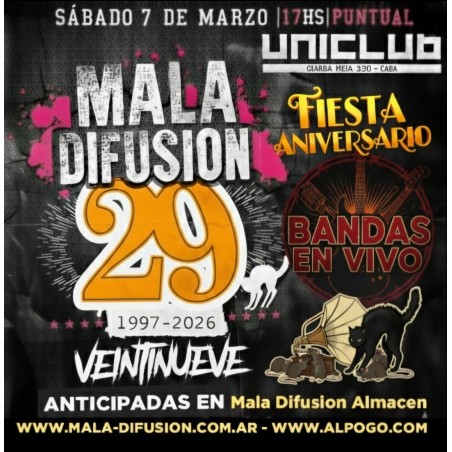 Fiesta Mala Difusion 29 años