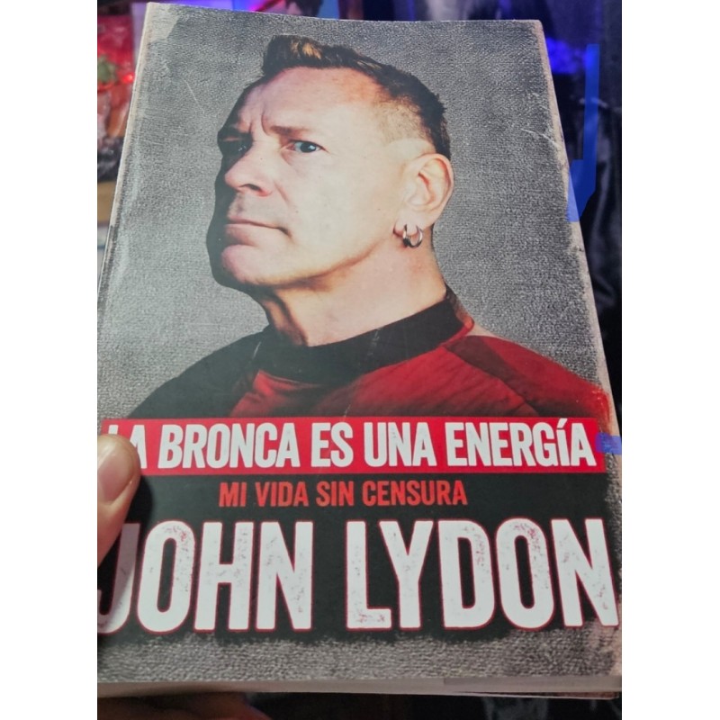 Jhon Lydon Rotten libro la bronca es una energia pil