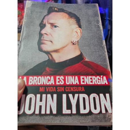 Jhon Lydon Rotten libro la bronca es una energia pil