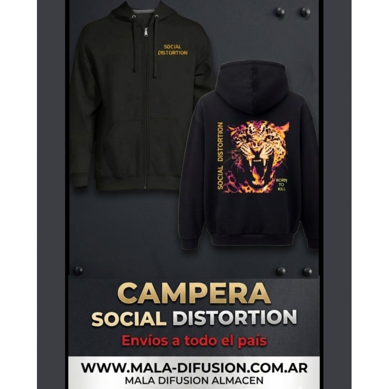 Campera Social Distortion born to kill