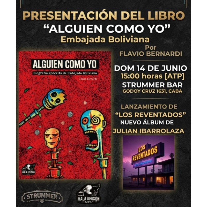 Presentacion del libro de Embajada Boliviana y cd de Julian Ibarrolaza "los reventados"