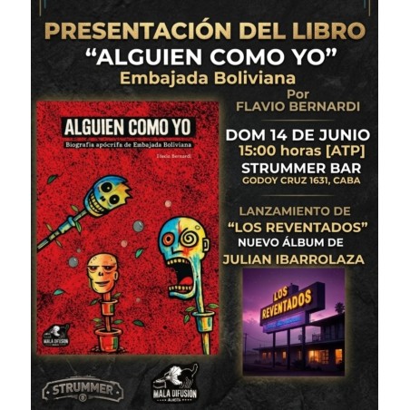 Presentacion del libro de Embajada Boliviana y cd de Julian Ibarrolaza "los reventados"