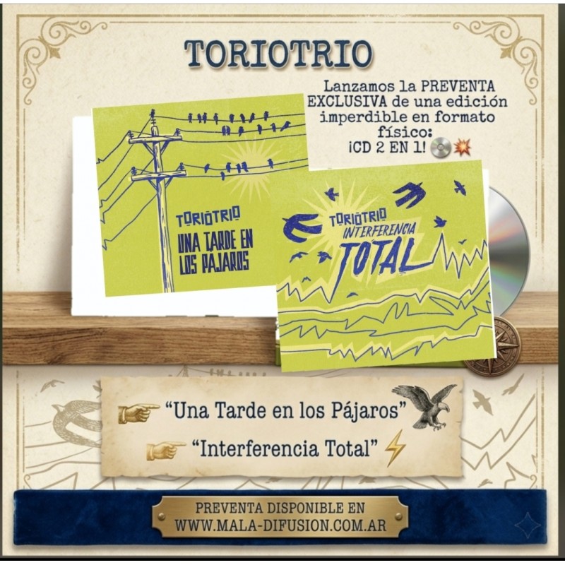 TORIOTRIO CD - PREVENTA