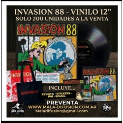 INVASION 88 compilado VINILO LP 12"  - PREVENTA (oct26)