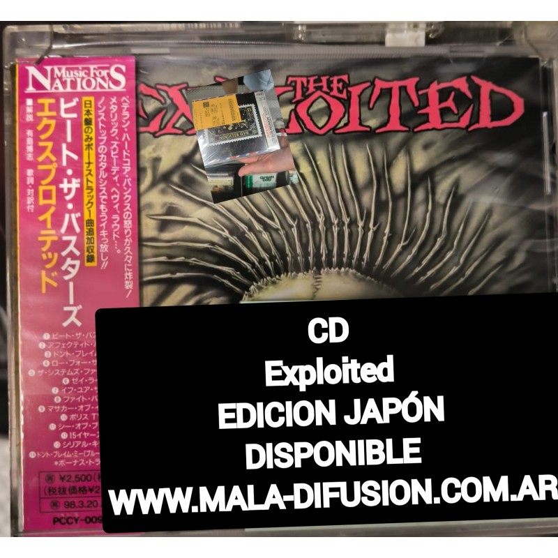 Exploited Beat the basta Cd edición Japón se retira o envia desde el 15/09/2026rds