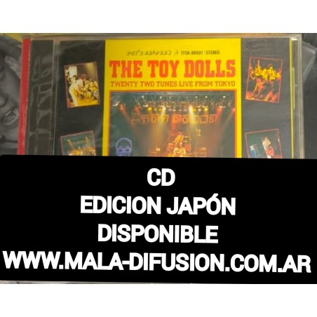 Toy Dolls Twenty Two Tunes Live From Tokyo cd japan  Japón