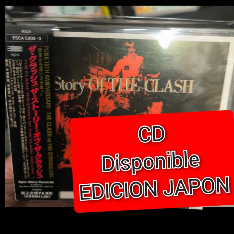 The Clash The Story of The Clash doble cds japon japan