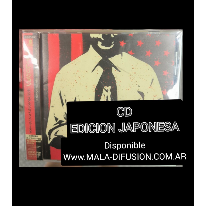 Bad Religion  The Empire Strikes First cd japon japan