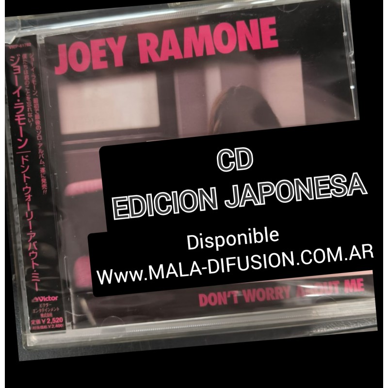 Joey Ramone Don't Worry About Me cd japon japan