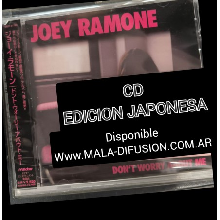 Joey Ramone Don't Worry About Me cd japon japan