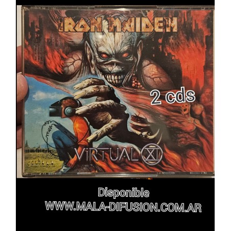 Iron Maiden doble disc Virtual XI importado