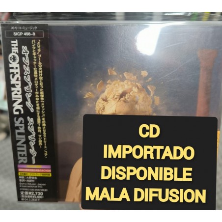 The Offspring Splinter cd japon japan