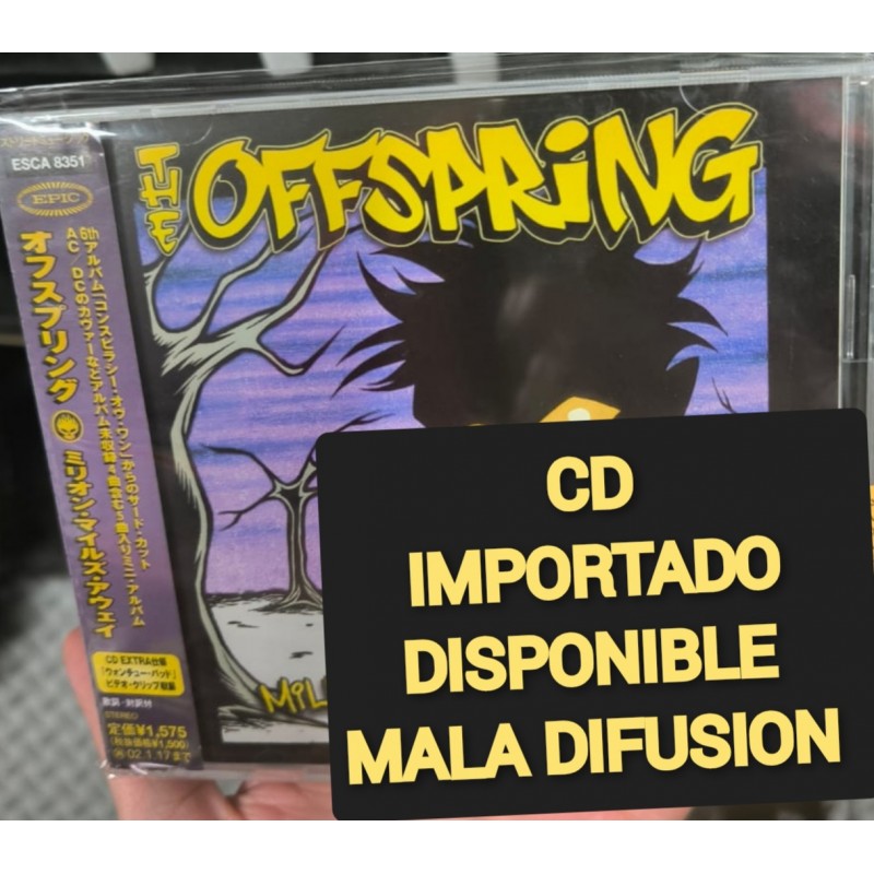 The Offspring Million Miles Away cd japon japan