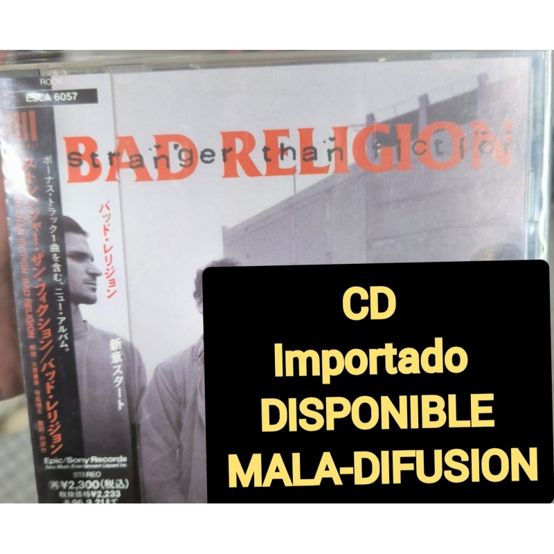Bad Religion Stranger Than Fiction cd japon japan