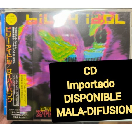 Billy Idol Cyberpunk cd japon japan