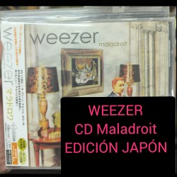 Weezer cd Maladroit japanon...