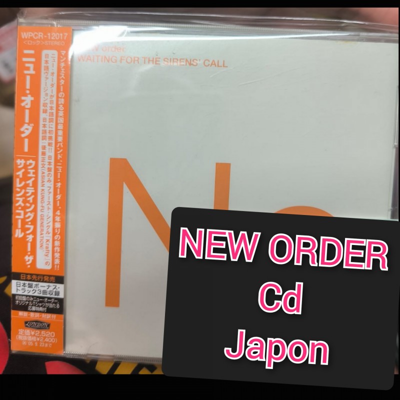 New Order Waiting for the Sirens' Call cd japan japon