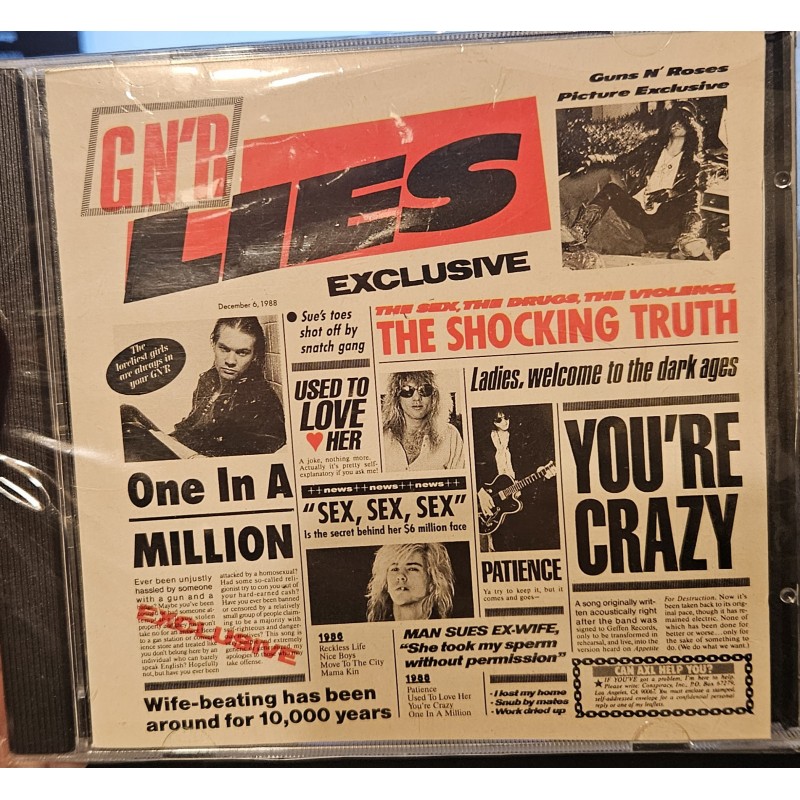 Guns N Roses Lies cd japon japan